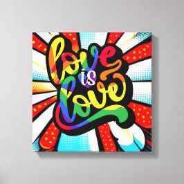 Liefde Canvas Afdruk