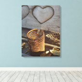  liefde canvas afdruk (Insitu (Houten vloer))