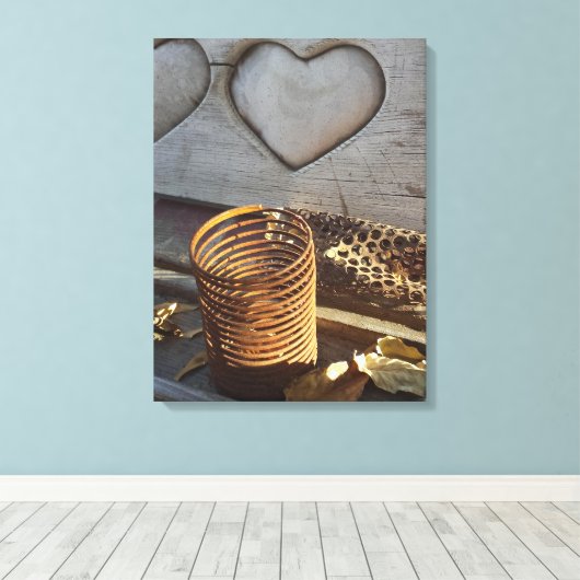 liefde canvas afdruk (Insitu (Houten vloer))