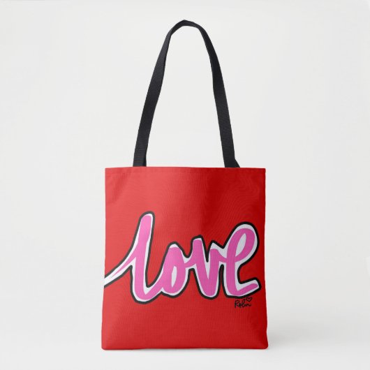 Liefde Canvas Tas (Voorkant)