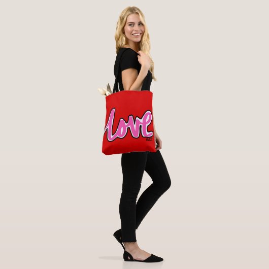 Liefde Canvas Tas (Op model)