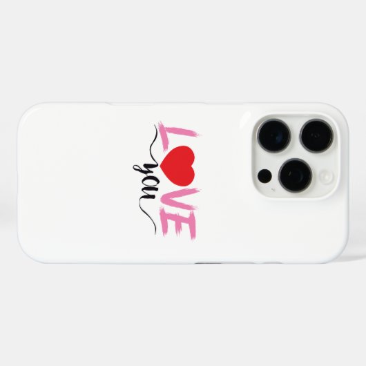 liefde Case-Mate iPhone case (Achterkant (horizontaal))