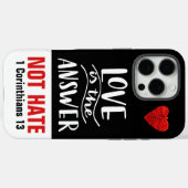 Liefde Case-Mate iPhone Case (Achterkant (horizontaal))