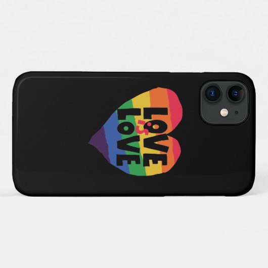 Liefde Case-Mate iPhone Case (Achterkant (horizontaal))