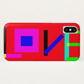 Liefde Case-Mate iPhone Case (Achterkant (horizontaal))