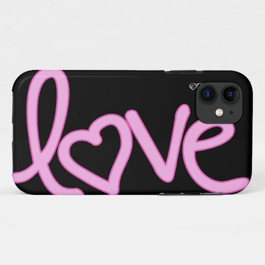 liefde Case-Mate iPhone case (Achterkant (horizontaal))