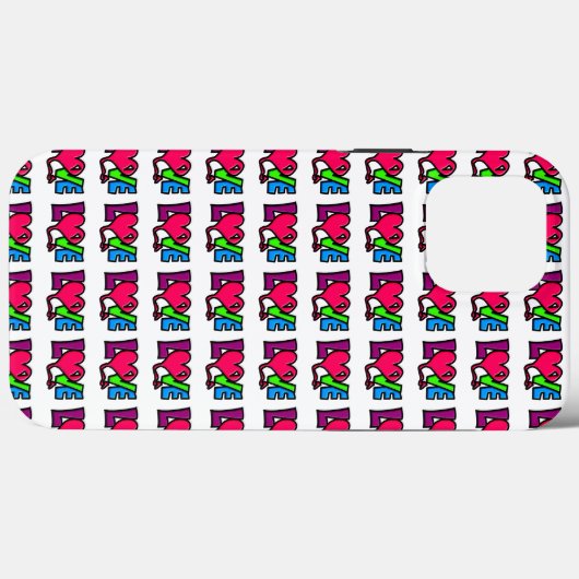 Liefde Case-Mate iPhone Case (Achterkant (horizontaal))