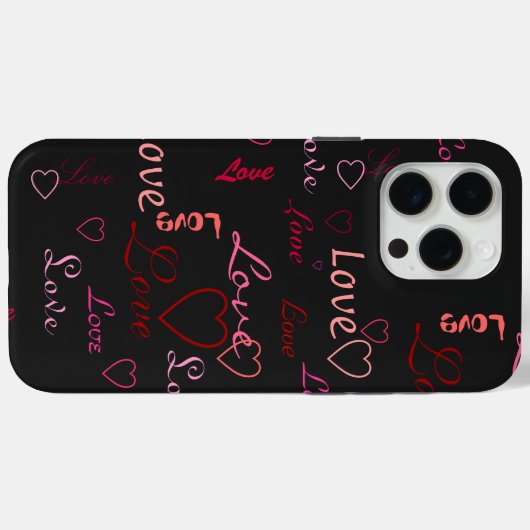 Liefde Case-Mate iPhone Case (Achterkant (horizontaal))