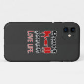 Liefde Case-Mate iPhone Case (Achterkant (horizontaal))
