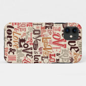  liefde Case-Mate iPhone case (Achterkant (horizontaal))