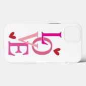Liefde Case-Mate iPhone Case (Achterkant (horizontaal))