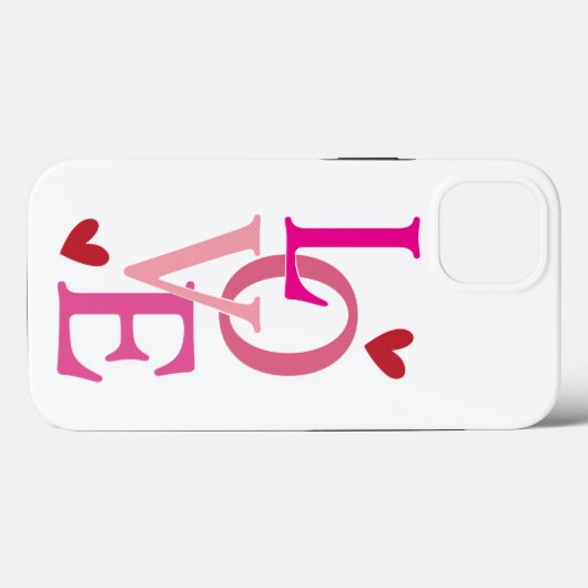 Liefde Case-Mate iPhone Case (Achterkant (horizontaal))