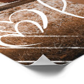 Liefde | Casual Moderne Manuscript de Bekleding va Poster (Hoek)