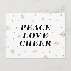 Liefde & Cheer   Feestdagen briefkaart