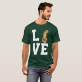Liefde Cheetah-jongen T-shirt (Voorkant volledig)