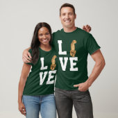 Liefde Cheetah-jongen T-shirt (Unisex)