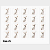 Liefde Chihuahua Puppy Dog Groet Stickers (Vel)