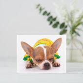 Liefde Chihuahua Puppy Dog Post Kaart (Staand voorkant)