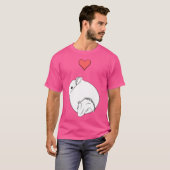 Liefde Chinchilla cadeau T-shirt (Voorkant volledig)