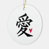 Liefde Chinees Karakter Keramisch Ornament (Links)