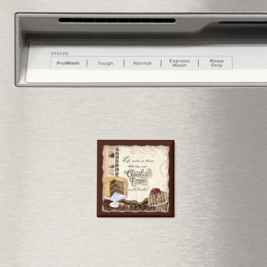 Liefde & Chocolade Magneet (Insitu (Vaatwasser))