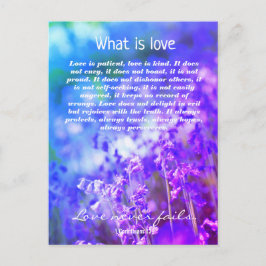Liefde, Christelijk briefkaart