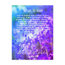Liefde, Christelijk briefkaart