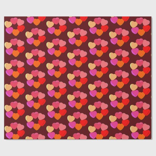 Liefde Circle Cadeaupapier (Vlak)