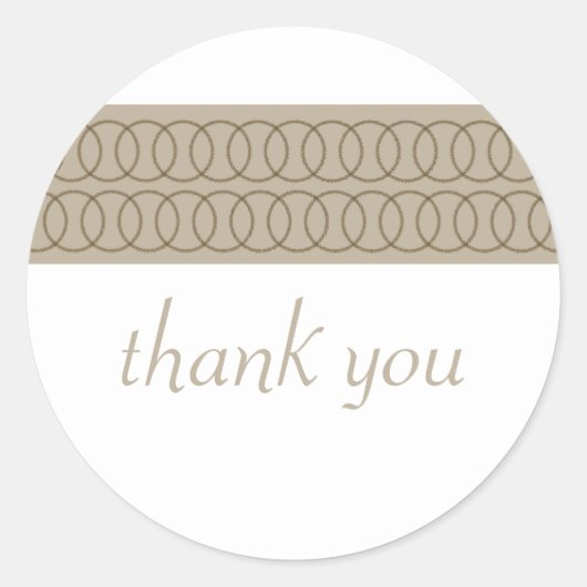 Liefde Circle Dank jullie Stickers (Voorkant)