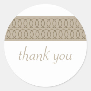Liefde Circle Dank jullie Stickers