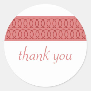 Liefde Circle Dank jullie Stickers