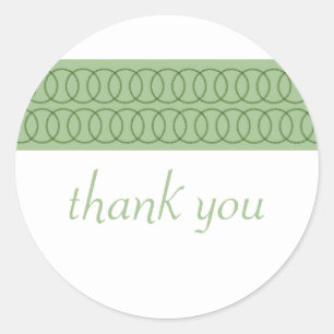 Liefde Circle Dank jullie Stickers