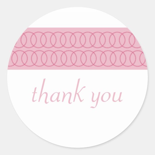 Liefde Circle Dank jullie Stickers (Voorkant)