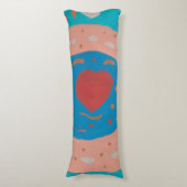 Liefde cirkels lichaamskussen (Voorkant Verticaal)