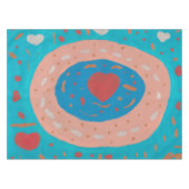 Liefde cirkels tablet tafelkleed (Voorkant (Horizontaal))