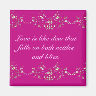 Liefde citaat magneet