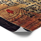 Liefde citeert mijn man, Trendy Gift Poster (Hoek)