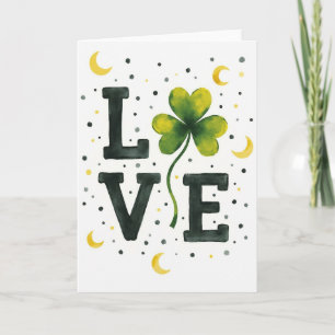 Liefde Clover Kunstkaart Kaart