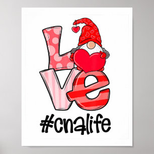 Liefde Cna Leven Valentijn Gnomies Grappig Cadeau  Poster