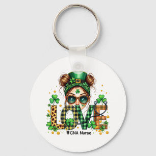 Liefde CNA Nurse HealthCare St Patrick's Day Sleutelhanger