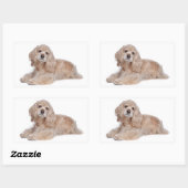 Liefde Cocker Spaniel Puppy Hond Stickers (Vel)