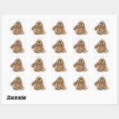 Liefde Cocker Spaniel Puppy Hond Stickers (Vel)