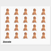 Liefde Cocker Spaniel Puppy Hond Stickers (Vel)