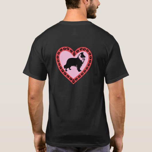 Liefde Collies / Shelties T-shirt (Achterkant)