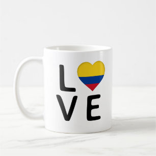 Liefde - Colombiaanse vlag Koffiemok