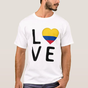 Liefde - Colombiaanse vlag T-shirt