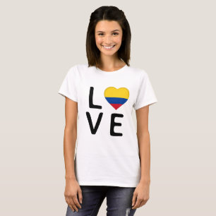 Liefde - Colombiaanse vlag T-shirt