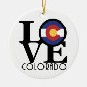 LIEFDE Colorado Keramisch Ornament (Voorkant)