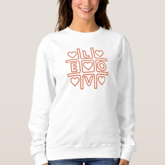 Liefde & Comfort Valentijnsdag Sweatshirt (Voorkant)