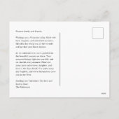 Liefde Confetti Rode Valentijnsdag Foto Briefkaart (Achterkant)